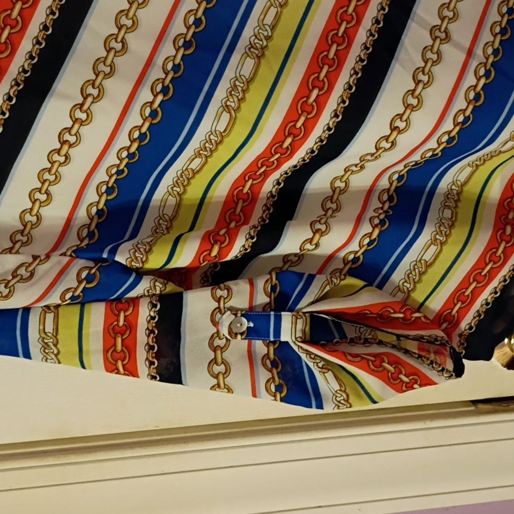 Ruby Rd. Multicolor Chevron Blouse - Picture 8 of 8